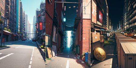 highly insanely detailed, masterpiece, top quality, best quality, highres, 4k, 8k, RAW photo, (very aesthetic, beautiful and aesthetic), bebop cityscape, buildings, radiator, ait conditioning, cardboard box, trash, street, car, <lora:bebopv01:0>, 
__lazy-wildcards/dataset/background-color__âââ