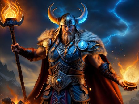 <lora:CulturePunkAI_3:.9> vikingpunkai
  sorcerer  Highly detailed, amazing, Impressive lighting, vibrant colors, Ultra Realistic, High quality, Highly detailed, trending on artstation, intricate detailed background