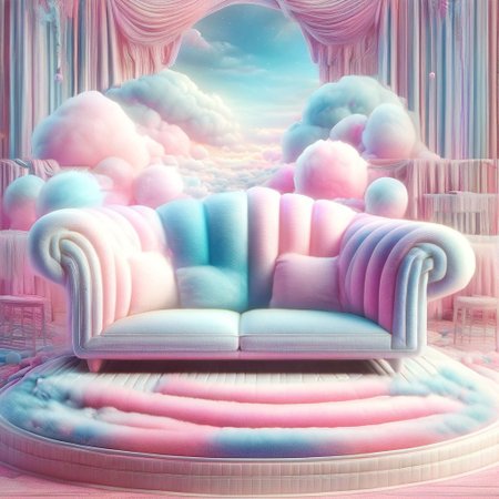 cottoncandy Cat smiling so the theets shows,