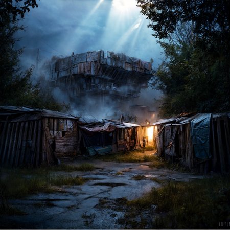 (masterpiece:1.2), (best quality,:1.2), 8k, HDR, ultra detailed, ((photorealistic)), professional light, cinematic lighting, fashion photography, ambient lighting, atmospheric effects, a fortified settlement in the Wasteland,   <lora:Wasteland:1>, epiCPhoto
<lora:add_detail:2>,