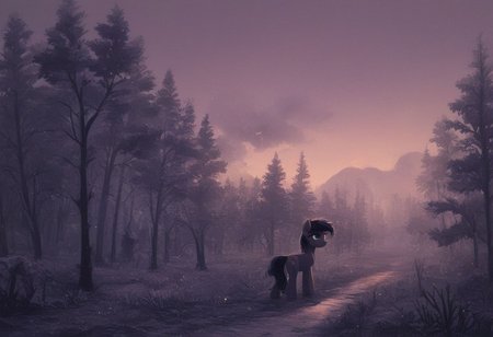 score_9, score_8_up, score_7_up, score_6_up, score_5_up, score_4_up
*Flow in the Name of Love*
*Channel_42* 
*Atypical_Autist_Artist*
*Gothic* *Sky* *Midnight* *Outdoors* *Forest* 
*source_pony*
*rating_safe*