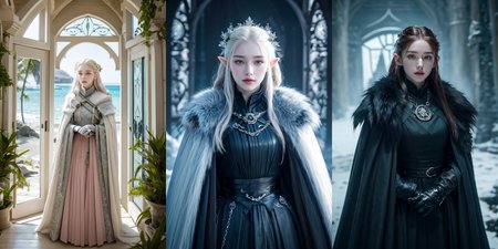 (otherworldly), highly insanely detailed, masterpiece, top quality, best quality, highres, 4k, 8k, RAW photo, (very aesthetic, beautiful and aesthetic), __lazy-wildcards/subject/costume/game_of_thrones/prompts__, 
<lora:ModernLOW:0.3>, 
(1girl, solo:1.6), 
a beautiful elvish girl, 
__lazy-wildcards/dataset/background__, (fantasy world)âââ