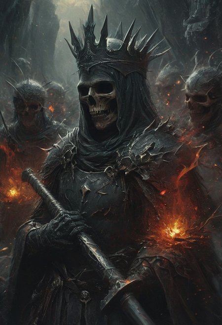 Completely Helm's fall absolutely nothing, pure black, detailed, but the Lord of the Rings of life are rising, FastNegativeV2, ral-dissolve,(James Ensor,Unica Zurn,Zdzislaw Beksinki:1.25), Skeletons,Weeping statues, Paranormal,Apparition, (Metallics:1.1), (Shape:1.1), (Monotyping:1.1), (Strobe light:1.2), Stone, Rhombus, ultra detailed, intricate, oil on canvas, dry brush, (surrealism:1.1), (disturbing:1.1) <lora:khorne:0.7> <lora:methurlant:0.5>
The king's guards fell like wheat before the scythe, their cries of alarm silenced by the swift and merciless blades of the assassin knights. In the heart of the fortress, they confronted the tyrant king himself, a figure wreathed in shadows and crowned with a crown of thorns.
A fierce battle ensued, the clash of steel and the crackle of dark magic filling the air with a palpable sense of impending doom. Sirah's daggers danced like silver serpents, finding their mark with unerring accuracy, 
creating a hyperpunk scene with desaturated translucent DARK Red and beige details, colorful (polaroid:0.7) with vibrant colors, (vacations, high resolution:1.3), (small, selective focus, european film:1.2), (sexual advance:1.1), ,end of hopes ,silence, extremely detailed,dark,sad, easynegative, digital artwork by Beksinski, extremely detailed, dark, chiaroscuro, low-key,in the style of Kelly Slater ,style by Kelly Slater,closeup,digital artwork by Beksinski, style of Kelly Slate