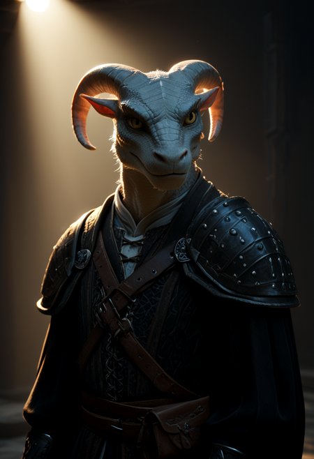 score_9,score_8_up,score_7_up, D&D, fantasy, medieval,
1dragonborn, solo, slender, frail, goat looking, tragic, Dragonborn, furry dragon, bald,
dynamic angle, looking at viewer. backlit, spotlight. night time.