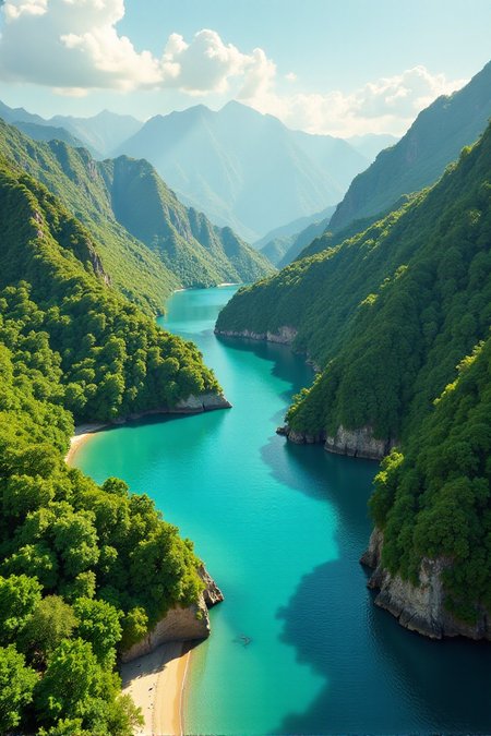 (((a hidden valley, where the sun never sets and the grass is perpetually green.))), Vivid Teals, Tropical Vibe: vibrant lighting, teal tones, sharp focus, lively ambiance, tropical elements, rich textures, vibrant look, lively atmosphere, tropical aesthetics, capturing nature's beauty, joyful emotions, vibrant scenes, artistic feel, storytelling through colors, professional technique, striking visuals, tropical concept, lively styling, vibrant environment, surreal aesthetics, captivating narratives, intricate details, tropical landscape, editorial storytelling, vibrant glows, evoking joy, pushing creative vision <lora:add-detail-xl:2> <lora:Cosine_freck:1>âââ