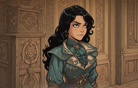 saga items <lora:Akabur_IllustriousV1:0.9689224083859929>akaburstyle,<lora:ILDVNeve:0.9461679507168034>DVNeve,black hair,long hair,brown eyes,tanned,descriptive,highly detailed,sharp focus,zPDXL3 zPDXLxxx sharp_LASCALAE,ultra sharp focus,<lora:500SharpCivitai_Lascalae:0.4849980086196562> trending sweet magnificent marvelous ððð well done detail cumdisplays fantastic mondaymotivation awesome pic !!! ð fine â¤â¤ extraordinary BREAK <lora:zy_Detailed_Backgrounds_v1:0.285168658455181> detailed background dynamic immersive inner room of boutique hard surface in full daylight