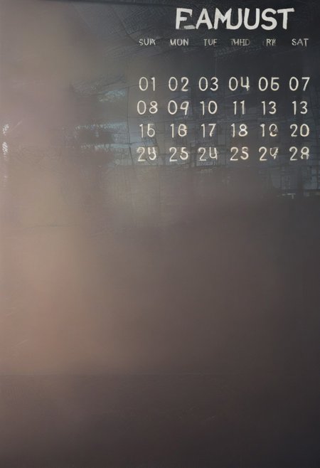 the inscription on the calendar "(August)", the number of days on the calendar is "30", "(August)" calendar with "30" days, month of the year "(August)", The month in order "0", time of year "spring",(numbers in the collendar: “01”, “02”, “03”, “04”, “05”, “06”, “07”, “08”, “09”, “10”, “11”, “12”, “13”, “14”, “15”, “16”, “17”, “18”, “19”, “20”, “21”, “22”, “23”, “24”, “25”, “26”, “27”, “28”, “29”, “30”),