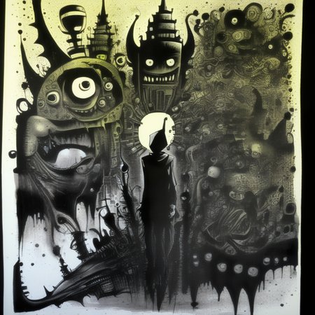 corcoc3s a creator looking for style, black ink <lora:corcoc3s:1>