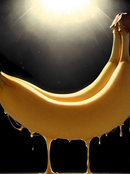 (dark room,dark background,silhouette,dark theme,yellow theme,<lora:dark_v1.9-pony:1>),melting,slime,sideways,ultra-high definition,(uncensored,nsfw),beautiful shot,bananaponyxl,still life,veiny,banana,banana peel,reflection,surreal,shadow,sexually suggestive,<lora:bananaponyxl:1>,(highly capsuled,super detailedâ,ultra-high definition,8k highly detailed,12mpx,taken with canon 8 0 d),(score_9,score_8_up,score_7_up,score_6_up,score_5_up,score_4_up,rating_questionable),
