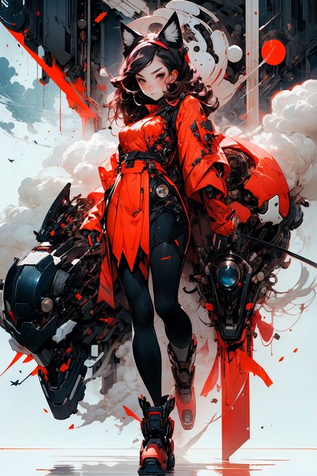 mecha, mechanical body, 
<lora:cat ear_20230619180308:0.8> cat ear
<lora:more_details:0.4>
 <lora:Cosmic anime-oil fusion v2:0.4> 
<lora:AnimeVibesV3:0.2> animevibes, 
<lora:3DMM_V11:0.5> 3DMM 
<lora:midjourney_20230624181825:0.4> midjourney ,
 <lora:LAS:0.25> colorful, clouds, 
<lora:msw_locon-t2:0.45>
 <lora:wuxia2:0.6> gu, shiny, shiny hair, shiny skin, shiny clothes