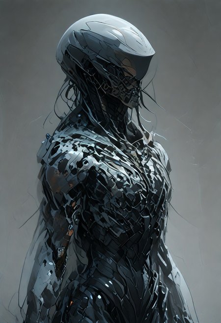 score_9, score_8_up, score_7_up, best quality, robot man, solo, mcnm, tactical helmet, teeth parts, yellow Streamlined tactical armor, armor made of snake scales, snake scales,
snake_hybrid, snake scale patterned, standing, complementary color background, mix of colors psychedelic background,SCLPT, sculpture style,realistic,snake_hybrid.marble skin,armor made of snake scales