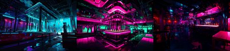 highly insanely detailed, masterpiece, top quality, best quality, highres, 4k, 8k, RAW photo, (very aesthetic, beautiful and aesthetic), 
__lazy-wildcards/subject/env-bg-interior/cyberpunk_club/prompts__, 
<lora:Cyberpunk_Club:0.6>, 
(1girl:1.3), 1other, 
__lazy-wildcards/dataset/background__,âââ