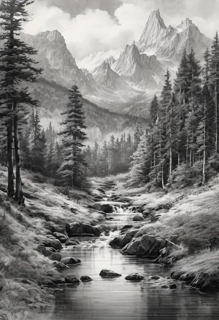 ({scenic landscape} masterpiece:1.5), (best quality:1.5), ((UHD:1.5)), (ultra detailed background, ultra detailed scenery:1.5), (aesthetic + beautiful + harmonic:1.5), ({symmetrical intricate scenic details + sharpen symmetrical scenic details}:1.5)  ,ink ,greg rutkowski,style