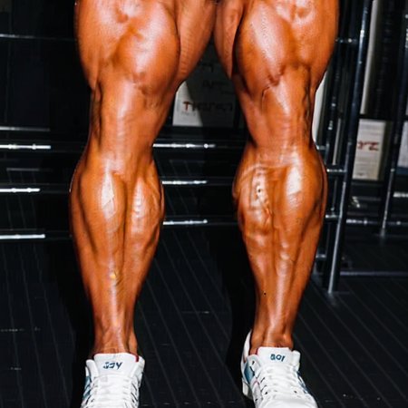 Muscular calves