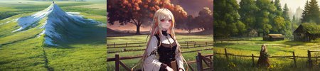 (otherworldly), highly insanely detailed, masterpiece, top quality, best quality, highres, 4k, 8k, RAW photo, (very aesthetic, beautiful and aesthetic), farm, fields, barn, fence, fantfa, <lora:FantasyFarm-10:0.6>, 
1girl, 
(__lazy-wildcards/char/haircolor__), 
(__lazy-wildcards/dataset/background-color__),âââ