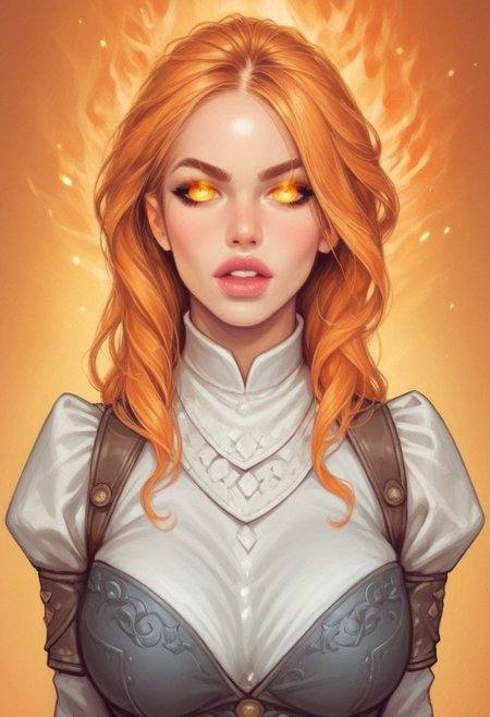 (((front view, dynamic angle))),
comic style, looking at viewer, highly detailed, source_comic_illustration, from front, 1girl, illustration, comic style, looking at viewer, highly detailed, source_comic_illustrationskinny, looking at viewer, 1girl, masterpiece, best quality, cowboy shot, girl, realistic drawing, anime, by Sam Yang, sharp highly detailed 2d illustration, comic art, (hyperrealism, soft light, sharp), 
BREAK
((bestifacator, holding, black glowing eyes, dynamic pose, long fire hair))
((((full-clothed)))),
BREAK 
(((((in ruined medieval castle, burned background))))))
score_9, score_8_up, score_7_up, score_6_up, source_cartoon, rating_explicit, Expressiveh, (((((upper body))))), dynamic pose
