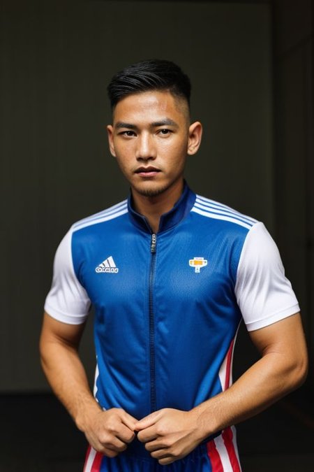 1man, Pinoy as underwear model, fade  hairstyles, Tight SUIT , 8K UHD,  Handsome face