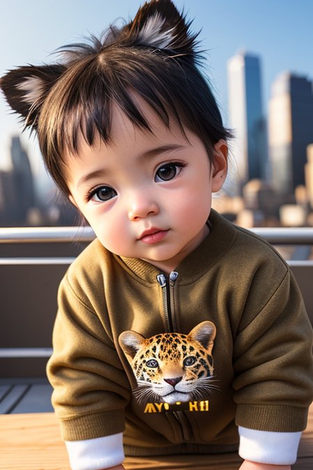 A cute Kawaii tiny hyper realistic baby jaguar, wearing hip hop clothes, city background. wide angle full body, 8k, Cinematography, photorealistic,epic composition Unreal Engine,Cinematic, Color Grading, Portrait Photography,Ultra-Wide Angle, Depth of Field, hyper detailed  _SamDoesArt2_, photorealistic, realistic, photorealistic, best quality, super high resolution, beautiful, masterpiece, best quality, perfect lighting, best quality, super high resolution, photo realistic, super detailed, masterpiece, best quality,