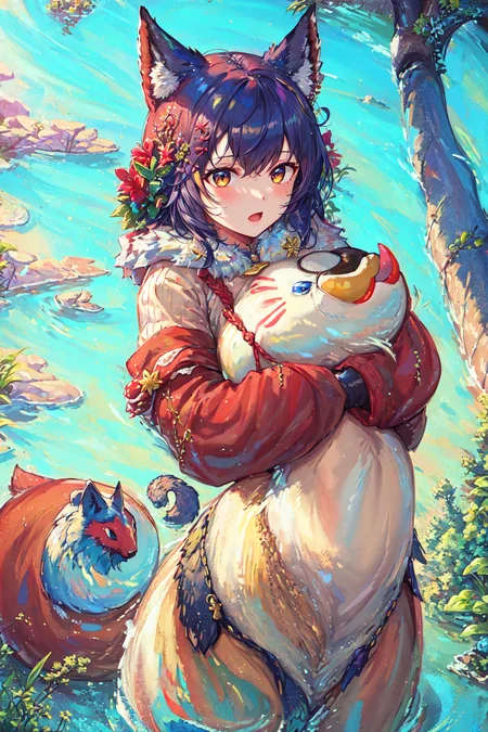 masterpiece, best quality,  <lora:Pokemon:1>,animals,((1girl)),