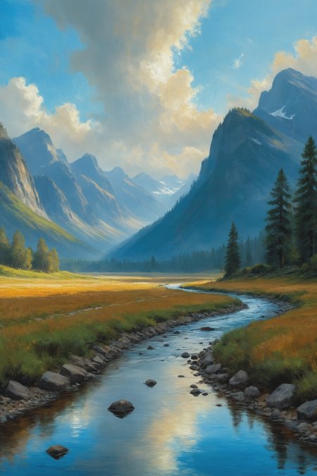 cinematic  oil painting <lora:oil_painting_envy_anime:0.60>  by (((Sven Nordqvist) and David A. Hardy) and Steve Henderson) and Alex Hirsch,   landscape  ,   <lora:more_art:0.30> <lora:RMSDXL_Enhance:0.45> <lora:RMSDXL_Creative:0.45> <lora:RMSDXL_Photo:0.45> <lora:RMSDXL_Darkness_Cinema:0.45> <lora:clothing_slider:0.00> <lora:great_lighting:1.00> <lora:aesthetic:1.00> <lora:looking_at_viewer:1.00> <lora:photorealistic_portrait_v2:0.25> <lora:attractive_v2:0.10> <lora:extremely_detailed_v2:0.25> <lora:add_detail:0.75> <lora:perfect_eyes:0.25> <lora:perfect_hands:0.50>