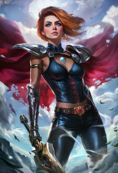 (score_9, score_8_up:1.1), score_7_ up, highly detailed, realistic, photorealistic, zPDXL, (1 girl,) slender, petite , Cybernetic assassin, deadly prowess, shaven head with a metal plate on the side, piercing blue eyes that seem to glow in the dark, sleek black leather outfit with built-in weapons, advanced cybernetic implants giving her enhanced abilities.  with unique beautiful face, (she wear Drakeskin transmogrifiers' clothes, transforming physical forms, surprising innovations, spontaneous humor.), she wield medieval fantasy weapon, Azura's Star - Gem-like artifact capturing stellar energy, storing captured souls until released. ,  dynamic pose, detialed background
, masterpeice, detailed, intricated details, 8k, ultraclear , wide angle, detailed scene, detailed faces, perfect quality, tranding on artstation, incredible details , Painstaking Attention To Details , <lora:Pony_DetailV1.0:1>