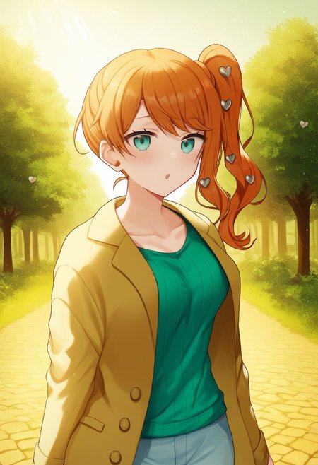 score_9, score_8_up, score_7_up, 1girl, solo, light particles, sonia pokemon, outdoors, side ponytail<lora:kazutake hazano xl 026:1>