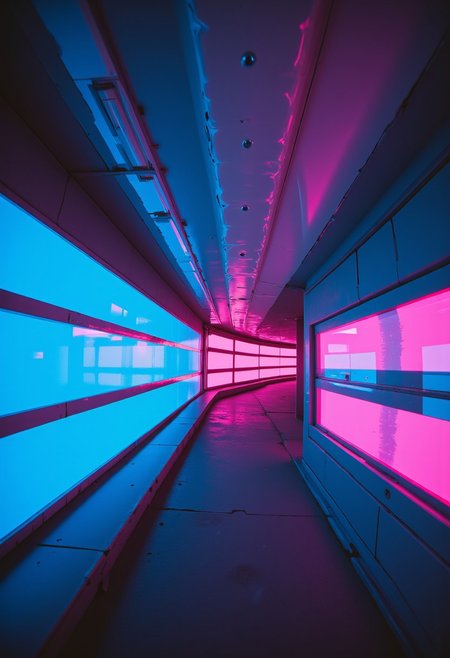 enistyle, bleaked atmospheric lighting with neon glitches, atmospheric Haze, cinematic composition, atmospheric haze, very detailed, raw photo, photorealistic, high detailed texture, 8k uhd, dslr, soft lighting, high quality, film grain, atmospheric haze, Film grain, cinematic film still, shallow depth of field, highly detailed,