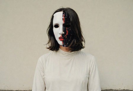 My head is slicing into enigmatic sections, and my primary symptom is that I have no face, but I must see