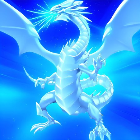 score_9,score_8_up,score_7_up,score_6_up,source_anime,detailed background,
no human being, dragon, alone,
((Blue Eyes Ultimate Dragon), non-human, blue-eyed white dragon, energy ball, mouth open, flying, wings spread, official art, sharp teeth, stars, (Neo Blue Eyes White Dragon),
starry sky, lightning, night sky, dragon, no humans, blue eyes white dragon, <lora:65cd618c-a9e0-4837-9c63-5ed3045c9874:0.7>, <lora:1b1c37cc-dc95-4d47-a7f9-53ae810a6c11:0.7>, <lora:b678064f-86fe-4939-8948-2e4a011cbf3a:0.7>, best quality, masterpiece, source_anime, zPDXL2, BREAK  , theshining, open mouth, teeth, looking away, blue eyes white dragon, wings, claws, 
cinematic lighting, dramatic lighting,  full body view, dark spiral background, black hole in the background, glowing eyes, white aura, blue aura, cinematic lighting, (((metallic skin))), burst in mouth, (((metallic azure scales shimmer with an ethereal glow))), fastenerswm, FLYING, MOONLIGHT SKY, crystal skin, ((Glowing veins)), glow wings, glow veins, Dragon,Feral, nmskyrim, Dragon,Anthro, Blue-Eyes Chaos MAX Dragon