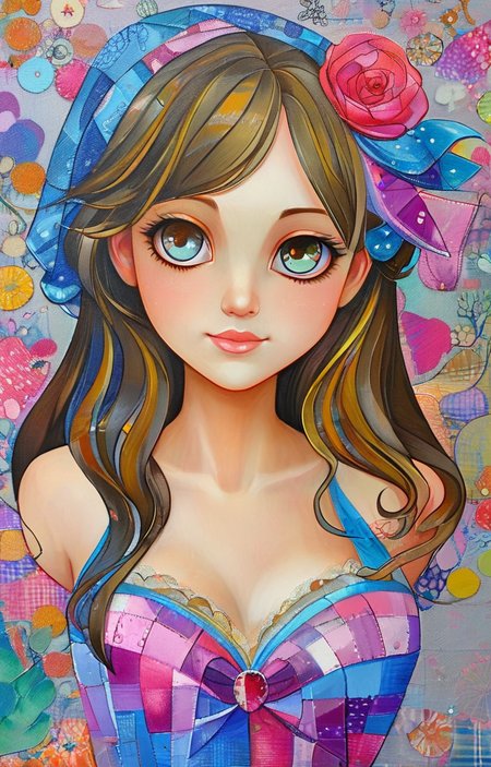 masterpiece,best quality,<lora:tbh203-sdxl:0.9>,illustration,style of Wlad Safronow portrait of idolmaster cinderella girls,