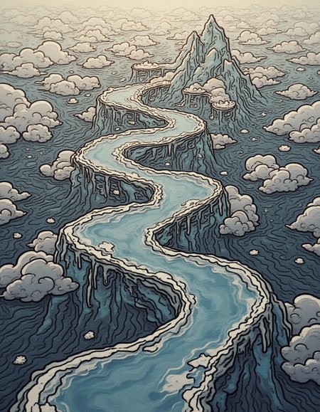 text "nothing partially liquid", unprecedented shapes, rampant flows