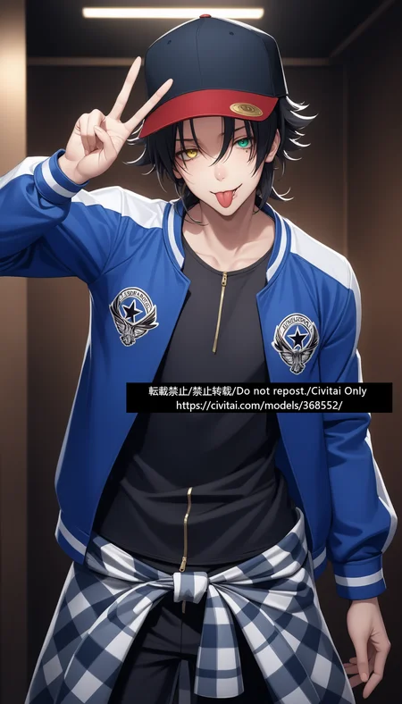 ヒプノシスマイク:山田二郎/通常衣装 HYPNOSISMIC:Jiro Yamada 転載禁止/禁止转载/Do not repost/Civitai Only