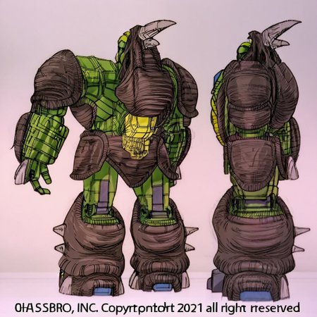 Rhinox, robot, rhino, anthro, rhinox Transformers, animation ,<lora:Transformers 86 FT:1>
