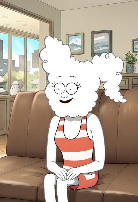 score_9, score_8_up, score_8,
sitting on couch, living room, window, 
 <lora:CJnew:1> white hair, 1girl, ponytail, cl0udyj4y, black eyes, white skin, solo, smile,