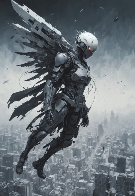Blame! by Tsutomu Nihei cibo is flying through the air
easynegative, ng_deepnegative_v1_75t