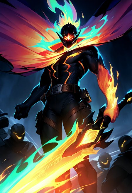 League of Legends art style.