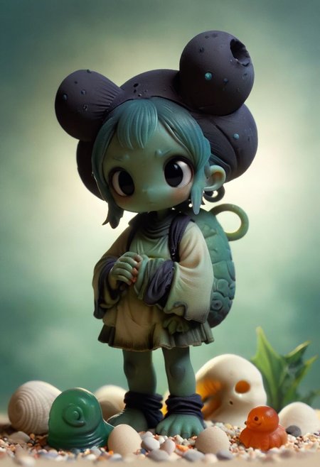 subsurface scattering, TsuiFroppyCos By tim burton, hermit crab in translucent sss black Skull at the ocean, Large waves, Sand, marbles , 
atmospheric haze, Film grain, cinematic film still, shallow depth of field, highly detailed, high budget, cinemascope, moody, epic, OverallDetail, 2000s vintage RAW photo, photorealistic, candid camera, color graded cinematic, atmospheric lighting, imperfections, natural, shallow dof