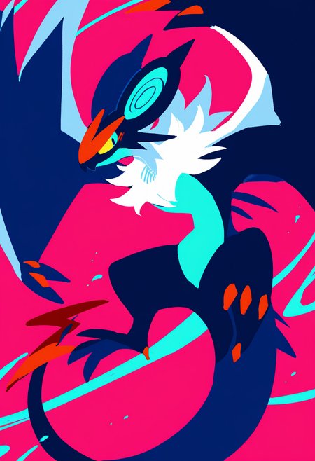 (masterpiece, best quality:1.1), solo, (zerov:1), pokemon, noivern, <lora:N11_ZeroV_V9_250101:0.7>