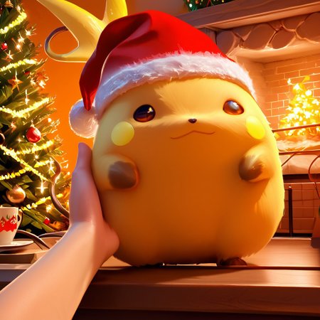 score_9, score_8_up, score_8, 
BREAK,
3d, brown eyes, cup, detective pikachu, detective  detective pikachu (movie), feet out of frame, gen 1 pokemon, holding, holding cup, looking away, looking to the side, mcgmark, mug, orange background, raichu, realistic, santa hat, 
,zPDXL,
chrlib, scenery, indoors, living room, night, oven, christmas tree, christmas ornaments,