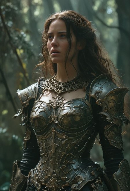 Close Up shot, Ophelia's Dream, Close Up shot, goddess, beautiful girl, intricated armour, Velvet courtains, sad environment, poetic, Dark, melancholic, Epic, hyper detailed, ultra realistic, top dramatic lights, dynamic shadows
