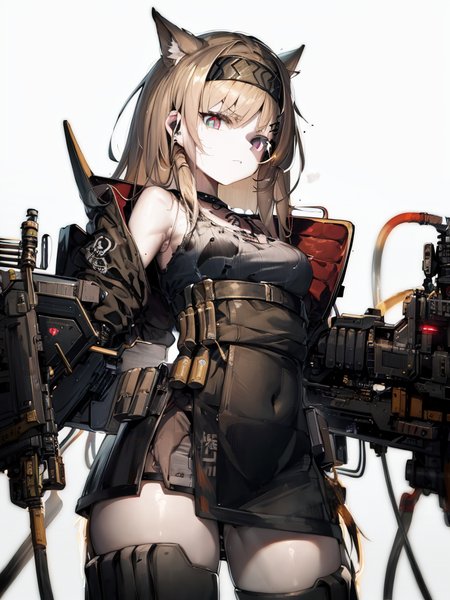 (flat color),colorful,(masterpiece:1,2), best quality, masterpiece, highres, original, extremely detailed wallpaper, looking at viewer, (white background), detailed face, (intricate mecha bodystocking), masterpiece, best quality, jiangshi, pale skin, purple eyes, expressionless, mechanical tentacles, mecha, cyberpunk, wearing mechanical armor suit, science fiction, blue, earphones, (LED lights decoration),slime,hat,
[neon palette, neon lights, Wire, Transmission tube, electric, energetic],
chinese clothes, china dress,
[[skull, bones, exo-skeleton]],
cowboy shot, girl focus,headband,bras, <lora:Horn-OG-000006:1>