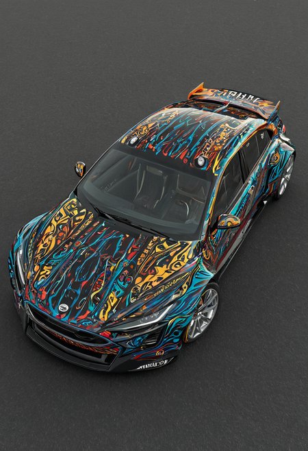 Abstract style <lora:R0k00M0t0rV3h1c13HD:1>,r0k00m0t0rv3h1c13hd,ground vehicle,motor vehicle,car,r0k00bl0ckb0ckgr00ndhd,r0k00bstr0cthd, . Non-representational, colors and shapes, expression of feelings, imaginative, highly detailed