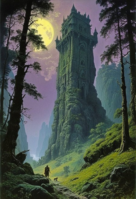 style of Ted Nasmith, score_9, score_8_up, score_8_up, ng_deepnegative_v1_75t, photo, realistic, 
Oil painting, by Jean-Franois Millet, by Gustave Courbet, by Jules Breton, traditional media, oil painting, famous artwork by (karl kopinski:1.2), fantasy style,
Ashenvale: A panoramic view of Ashenvale's dense, mystical forest, with Night Elves patrolling the verdant pathways. Ancient trees tower over serene moonwells, their roots entwined with the land's magic, the distant howl of wolves echoing through the foliage., 
in the style of a frank frazetta oil painting mixed with world of warcraft
dark fantasy, masterpiece, highly detailed, ever quest, old school rpg,
<lora:add-detail-xl:2>,
, masterpiece, PYS-XL,