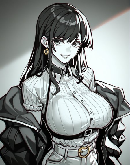 1girl, <lora:cfg_scale_boost:0.6>large breasts,
 <lora:KyrieDango:0.9> KyrieDango