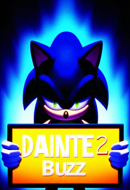(ultra realistic,32k, masterpiece:1.2),(high detailed skin:1.1),( high quality:1.1), anime style, sonic_the_hedgehog,  buzz, mad-neon-noir
(((Holding a board with text "donate some buzz"written in yellow )))