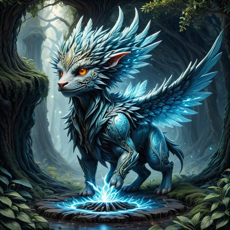 hyper detailed masterpiece, dynamic, awesome quality,LoromXL_Druidic_Naturalism,
cockatrice, tiny small elemental mysterious enchanting creature of light, small, floating,  flickering ethereal appearance, blue, natural,  illusion of transluscent invisible face   <lora:LoromXL_Druidic_Naturalism:1>