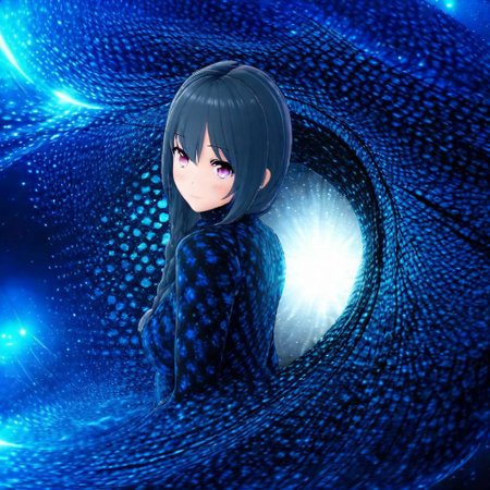 Older Futaba, Fantasy Art Style, High Quality, High Resolution, Sharp, High-Resolution Eyes, Full Body, High-Definition Fantasy Background, Futaba Eye Color