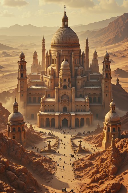 A desert city built by snake people rises from sand dunes, its buildings coiling like serpents frozen in mid-motion. Flying serpents with wings of shimming scales patrol between the twisted spires. The city's streets spiral like snake trails, lined with lampposts shaped like cobra hoods that emit golden light. In the center, a massive pyramid bears the face of a snake on each side, their forked tongues extending as slides. The setting sun casts snake-like shadows across the entire cityscape. , detailed background  Fantastic lighting. Detailed shadows.intricate details, vivid colors, hyper-detailed, ultra-sharp, High resolution, high detail. Highly detailed. <lora:OBæç«å¾äººåæå½±Instant camera portrait photography V2.0:1.0>, <lora:Dark side of light:0.55>, <lora:aidmaFLUXPro1.1-FLUX-v0.3:1.0>, <lora:Glitchcore_Flux:0.8>,