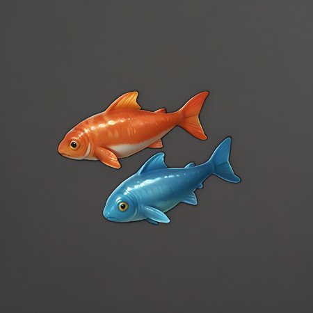 score_9, score_8_up, score_7_up, simple background, no humans, grey background, lots of fish