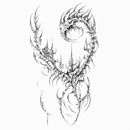 masterpiece, best quality, anime girl, ghost in the shell style, cyberpunk, cybersigilism, neotribal, tribal style tattoo, sketch, highlights, sparkle, gradient, greyscale, monochrome, no humans, white background, simple background, solo